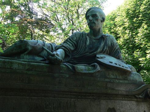 Tombeau de Théodore Géricault (1791-1824), réalisé par Antoine Étex (1808-1888) en 1839~傑利柯墓碑 Monument at Géricault's tomb, by sculptor Antoine Étex ~相片取自維基共享Photograph by Rama~